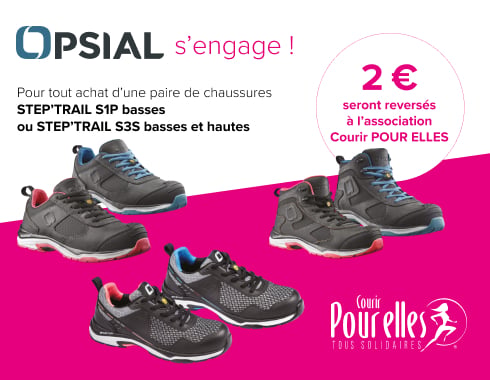 OPSIAL s'engage ! 2€ seront reversés à l'association Courir POUR ELLES